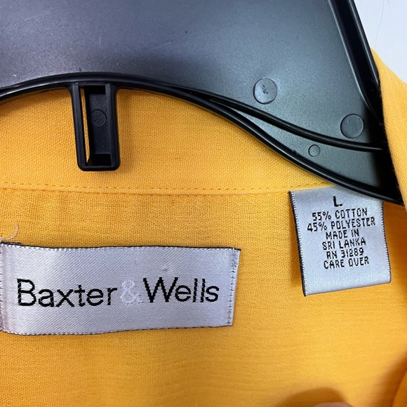 Baxter Wells button down short sleeved shirt, XL - Picture 8 of 8